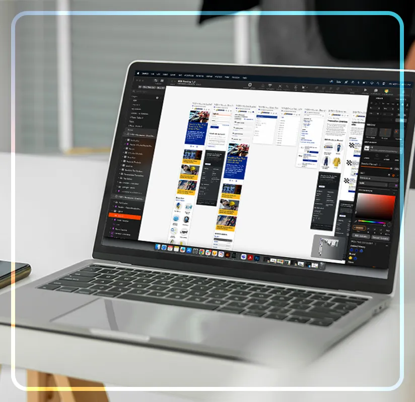 Wireframes & Visual Design